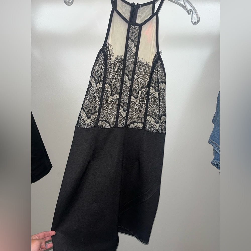 Black cocktail dress